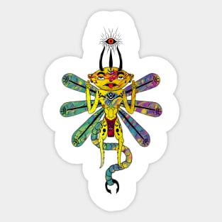 Eye seeing fly Sticker